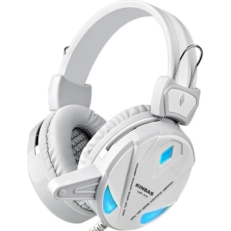 

Profession Gaming headphones with microphone 5.0 Braiding line Stereo Hifi wired glowing headset gamer for PS4 computer PC
