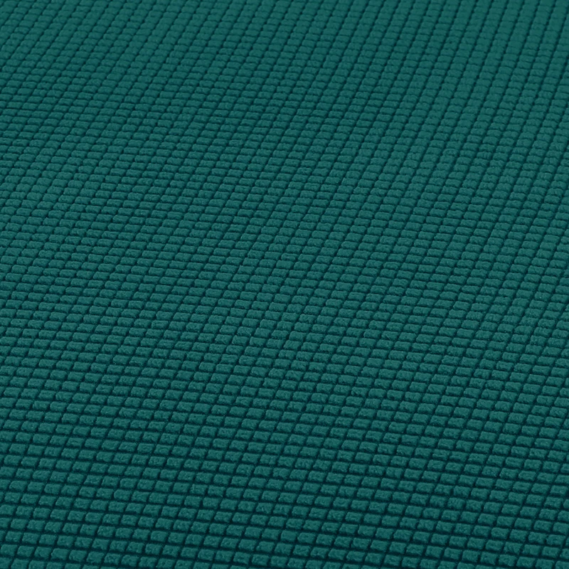 Turquoise Дешевые жаккардовые Чехлы для обеденных стульев, эластичные Чехлы для обеденных стульев из спандекса, чехлы для кухонных стульев, эластичный чехол для стульев - Цвет: Turquoise