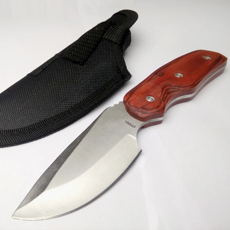 Small Straight Knife 440C Steel Blade Camping knife Tactical Knife