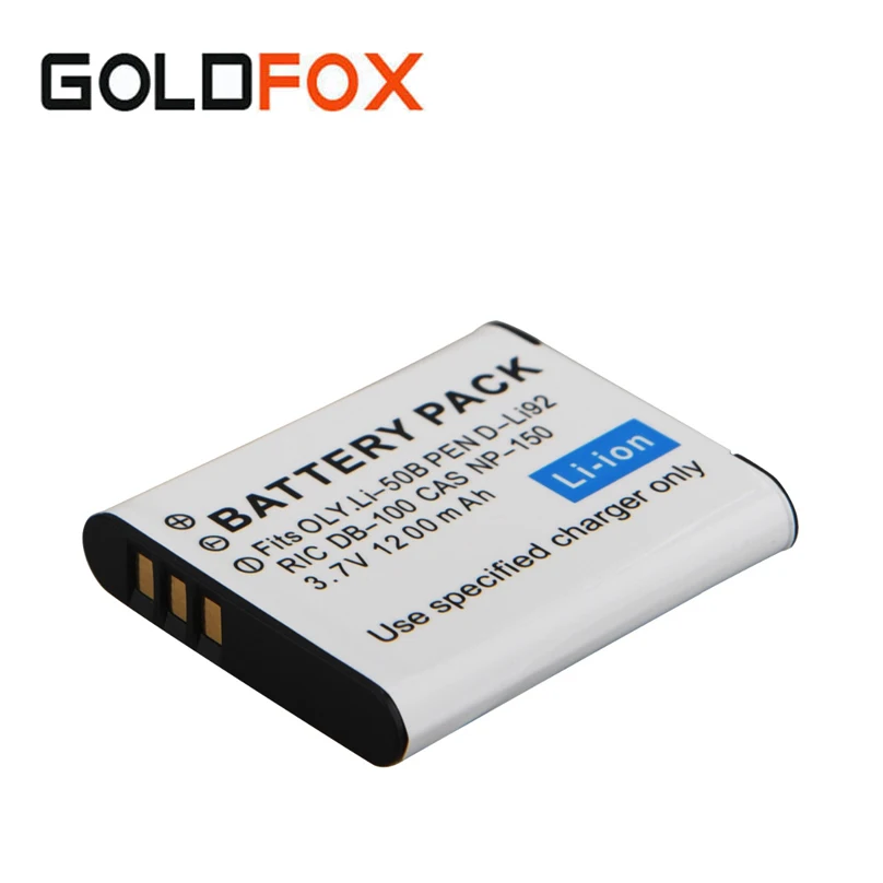 

1200mAh Rechargeable Li-ion Battery LI-50B LI50B For U1010 U1020 U1030 U6000 U6010 U6020 SZ-20 SZ-30 Camera Replacement Batteria