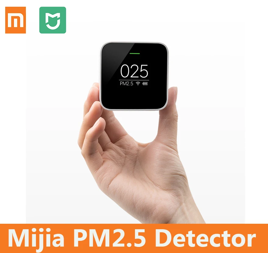 

xiaomi mijia PM2.5 detector portable easy read OLED screen PM 2.5 Air quality monitor for home office hotel work Mi Air Purifier