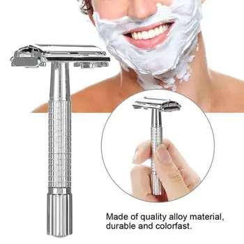 

Men Shaving Set Classic Safety Alloy Mens Razor + Base