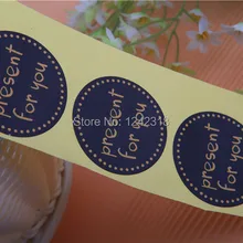 A12 черный круглый/круг подарок для вас "бумажные наклейки, ручной упаковки подарок украшение вставьте наклейки