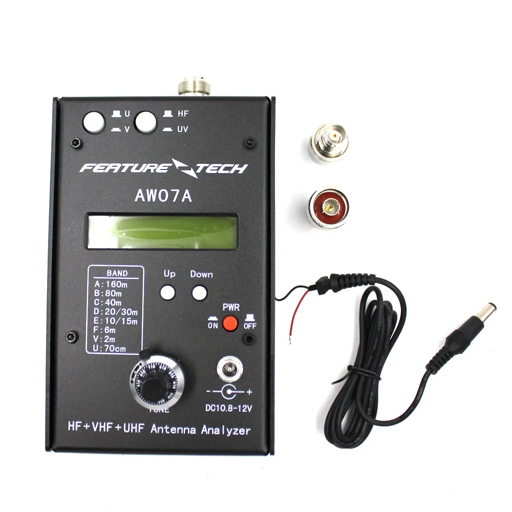 

AW07A HF/VHF/UHF 160M Impedance SWR 1.5-490MHZ 3-band Antenna Analyzer For Ham Radio