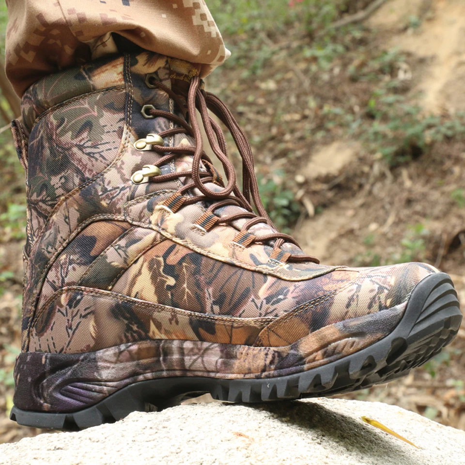 Camouflage hunting tactical boots among various outdoor, survival, hiking, camping, cycling, mountaineering, and hunting gears18