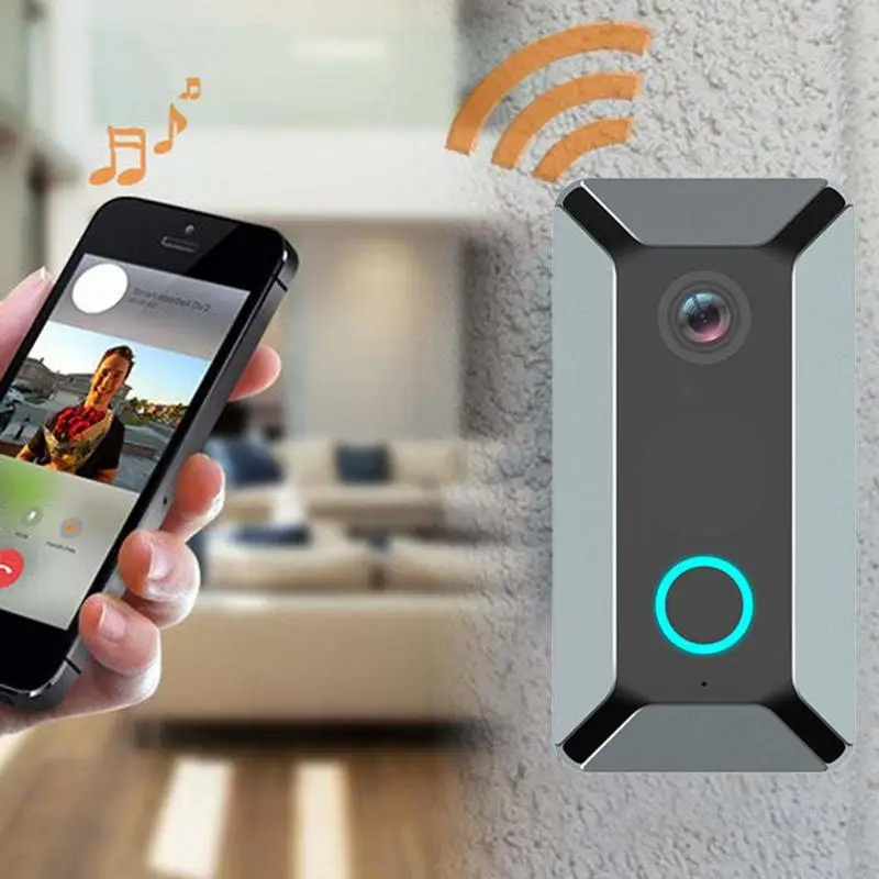 

WIFI Doorbell Smart IP Video Intercom Video Door Phone Door Bell Camera Wireless Security Camera V6 Security House Bell Security