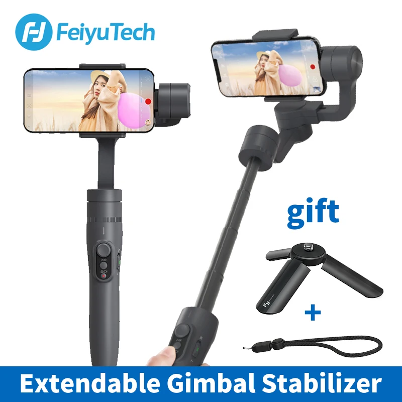 FEIYUTECH Feiyu vimble 2 шарнирный стабилизатор для смартфона 3 осевой с расширитель iPhone 6 7 8