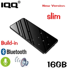 IQQ Bluetooth 4,2 сенсорный экран MP3-плеер Bulit-in 16 Гб HIFI Lossess портативный тонкий MP3-плеер с FM/Record люкс для бега