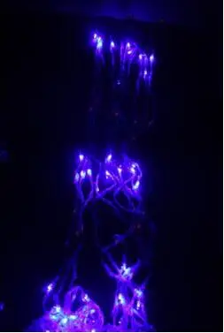 Año Nuevo! Navidad waterfull luces al aire libre decoración AC 3x1 m Tiras de luces de LED luces Navidad guirnaldas luces de Navidad Año Nuevo! Navidad waterfull luces al aire libre decoración AC 3x1 m Tiras de luces de LED luces Navidad guirnaldas luces de Navidad