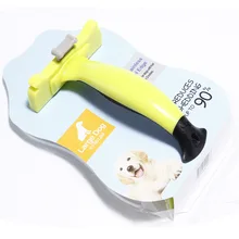 Pet hair removal comb bristles dog cats plain shaving brush pet supplies color paper card packing