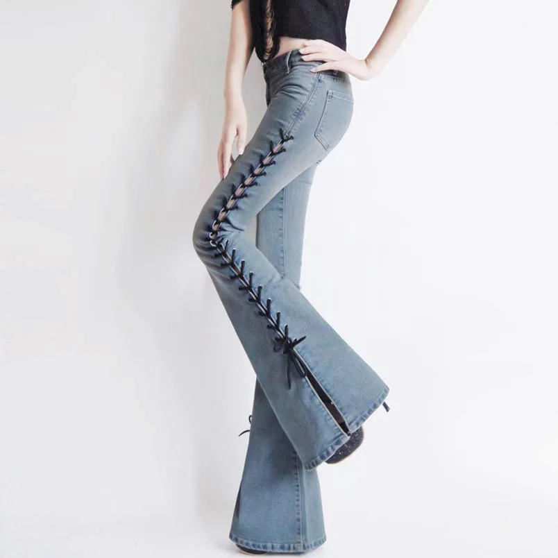 2017 spring and autumn Fashion casual font b sexy b font plus size loose Split female