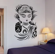 Etiqueta de La Pared Rexlation OM Yoga Meditación Zen budismo Religiosos Tatuajes de Pared Mural Home Dormitorio Decoración Arte Pegatinas de Vinilo M-71