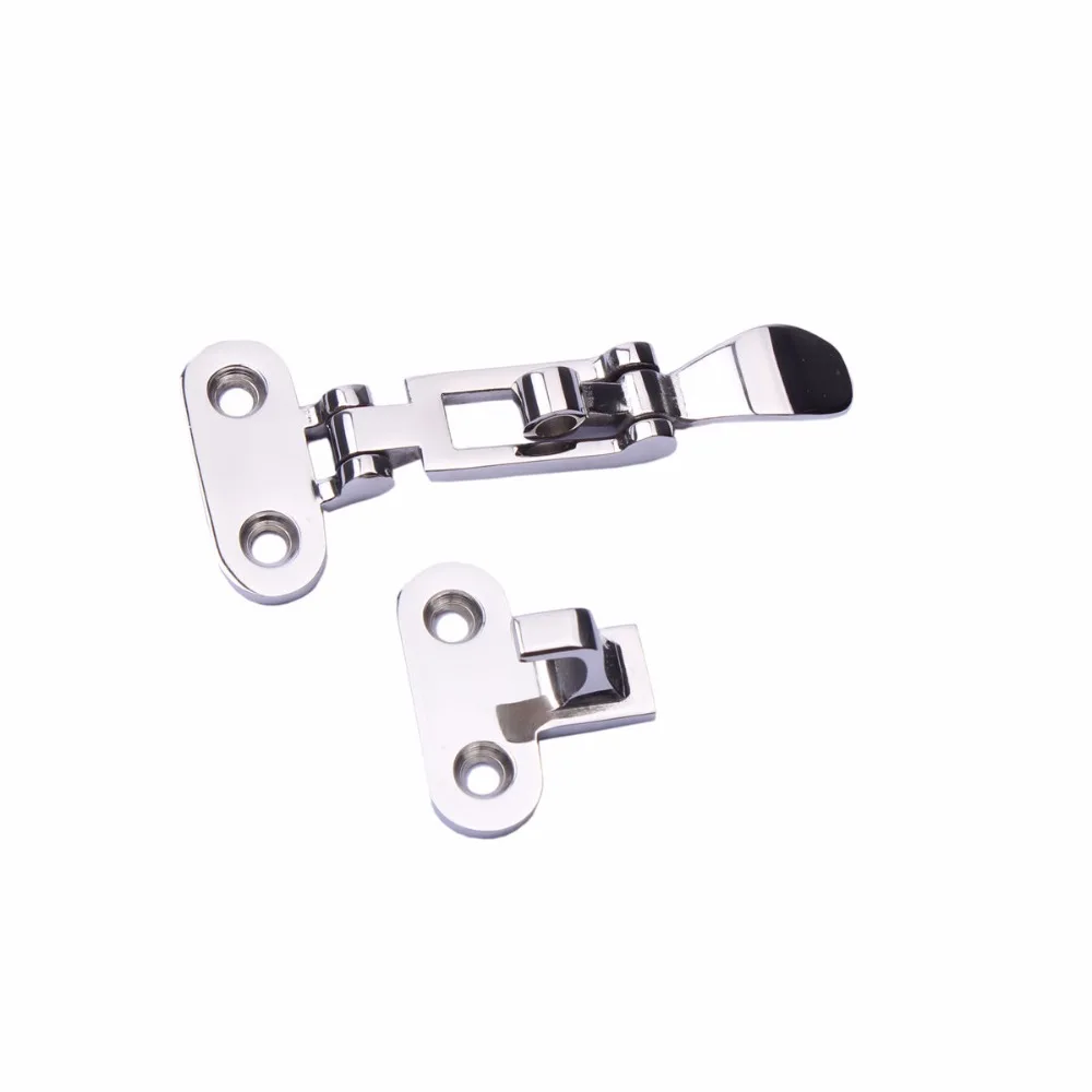 Newly 2PCS Boat Locker Hatch Latch Fastener 316 Stainless Steel 4-3//8/" For Sale