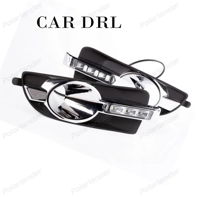 2 pcs brightness car styling led daytime running light For B/uick L/aCrosse 2008-2012 guide LED DRL fog lamps