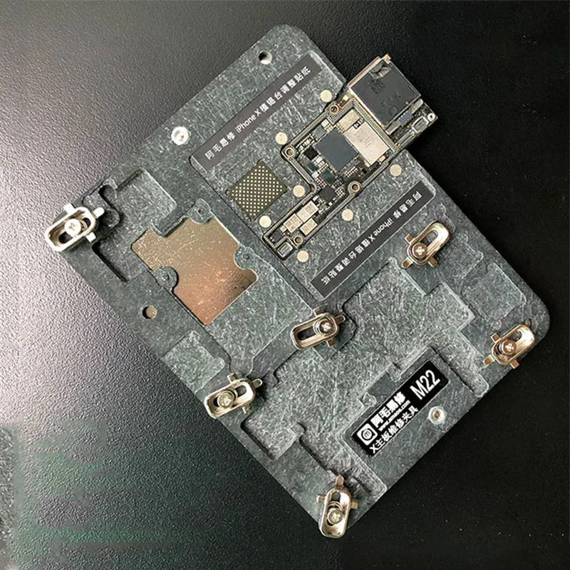 Для iPhone X Материнская плата PCB ремонтная арматура охлаждающая жестяная платформа