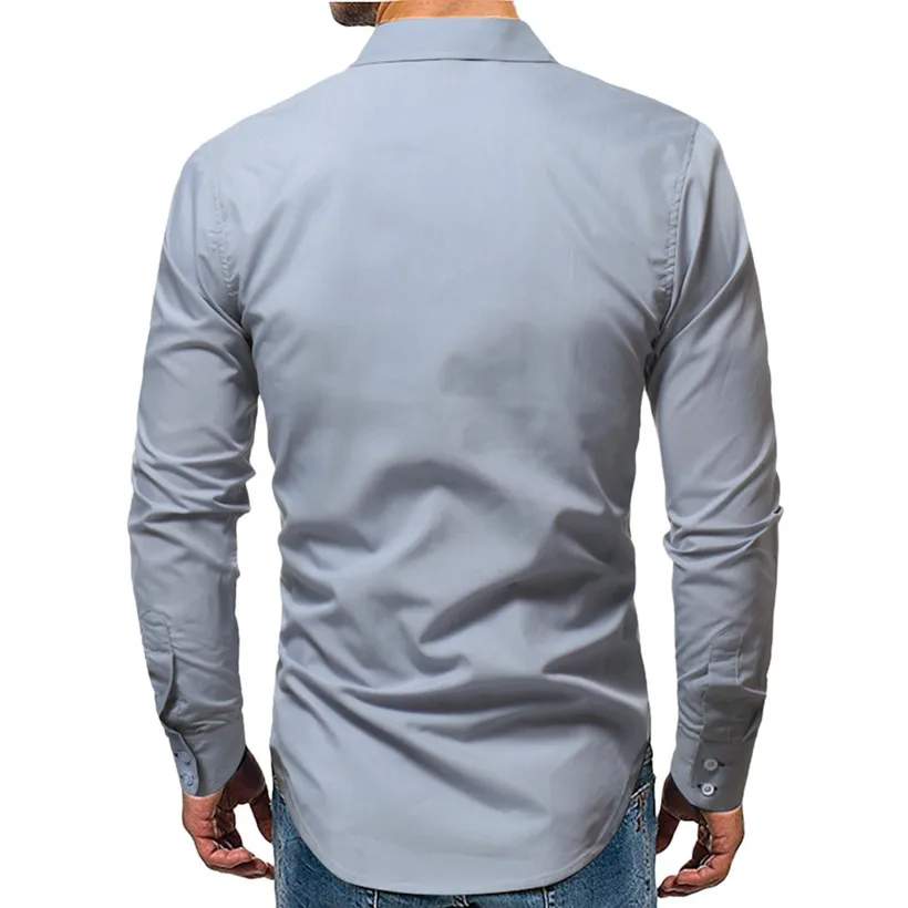 Уличные походные рубашки, мужские рубашки, одноцветные хлопковые мужские походные рубашки с длинным рукавом, осенние зимние мужские блузки размера плюс 0907