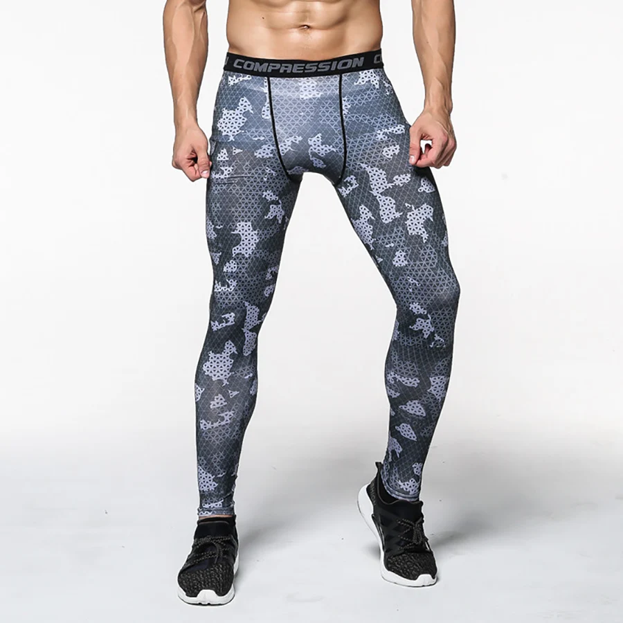 Джоггеры мужское компрессионное трико 3d-брюки мужские камуфляжные армейские обтягивающие леггинсы Crossfit MMA тренажерные залы фитнес тренировочный камуфляж брюки