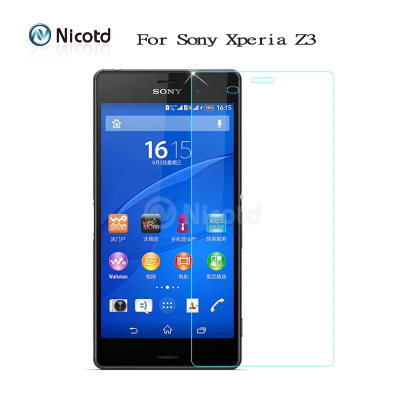 9H 0,26 мм 2.5D закаленное стекло с покрытием для sony Xperia Z Z1 Z2 Z3 Z4 Z5 Premium Compact M5 M4 aqua Взрывозащищенный экран протектор