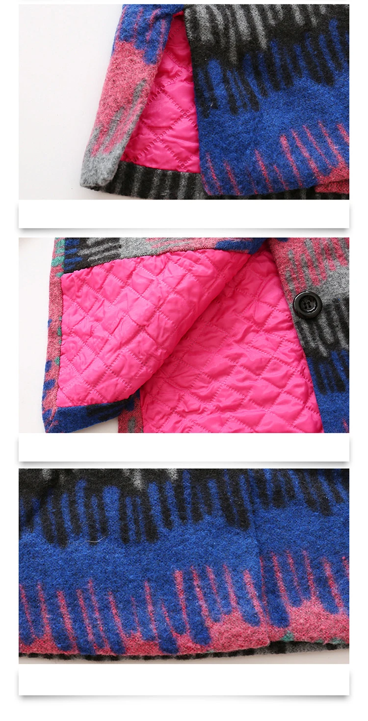 Baby Jackets Wool Coats Girls Children's Warm Winter overcoat fashion Hooded quilted long down Coats For Teenage 5-14Y kids clothing (12)