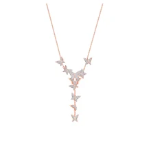 High quality SWA original innovation Necklace Ms. original 1:1 Butterfly Necklace with Logo Necklace ea1687 ghana 2012 butterfly stamp 1 1 m new 1120 ms