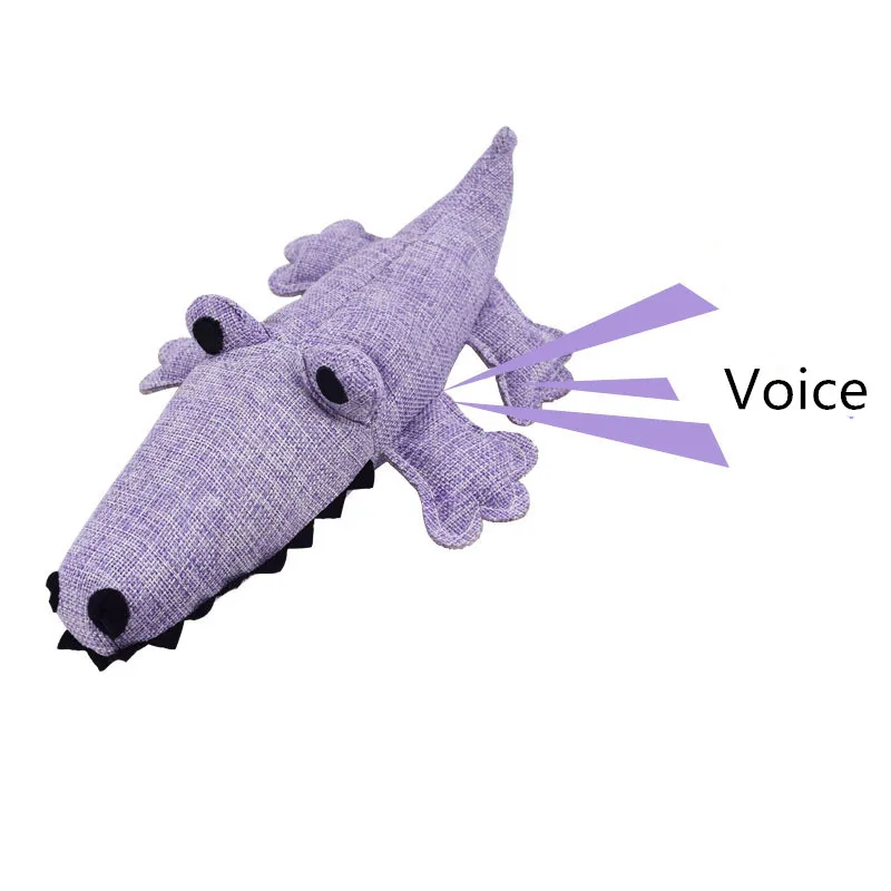 Pet vocal toy молярный укус устойчивый крокодил Безопасность Собака обучающая игрушка