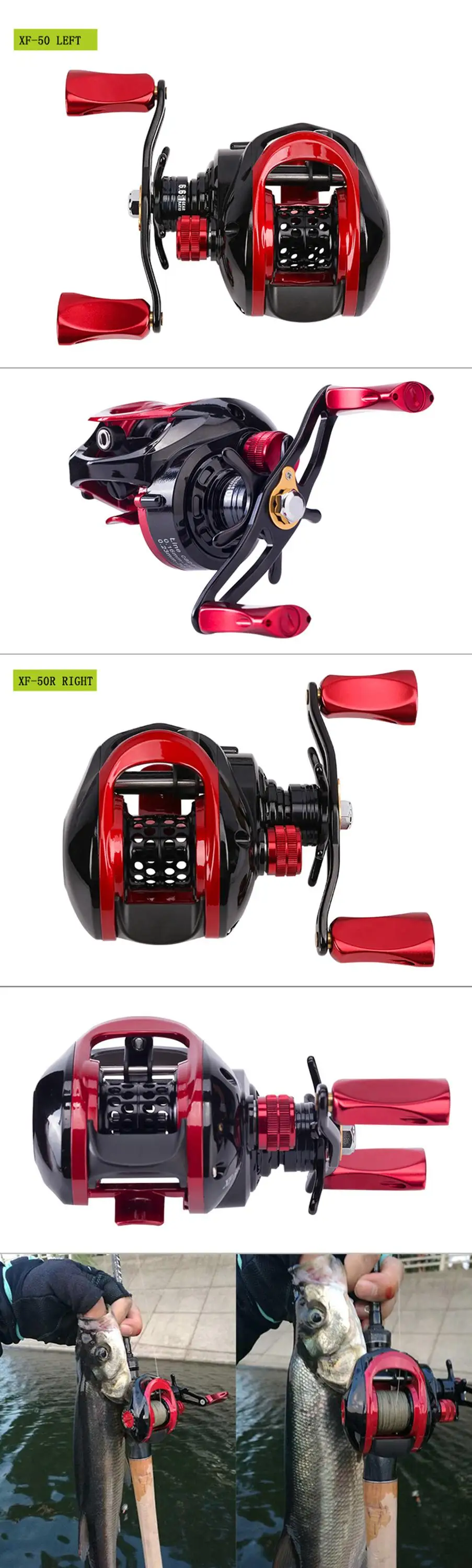 Carretel Carretilhas De Pesca De Arremesso Carretel