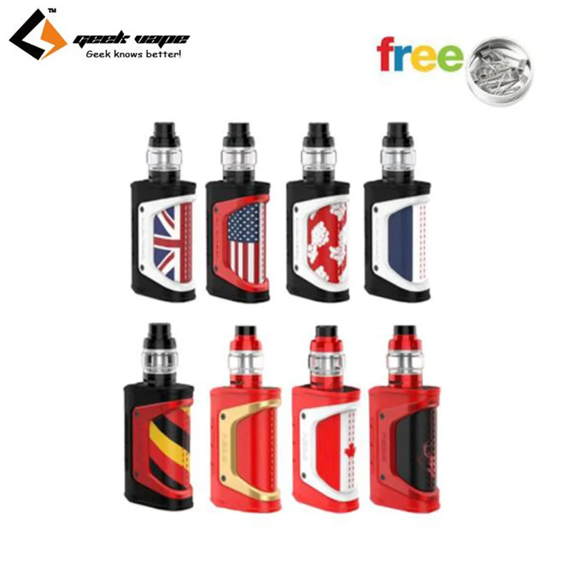 

Free Gift Geekvape Aegis Legend Kit Christmas Version 4ml Aero Mesh sub ohm Tank with 200W Box MOD Electronic Cigarette