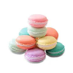 1 предмет Портативный Карамельный цвет мини милые Macarons Jewelry Кольцо Цепочки и ожерелья кейс Органайзер коробка для хранения