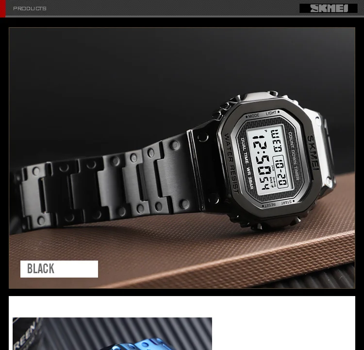 à prova dwaterproof água casual aço inoxidável relógio masculino