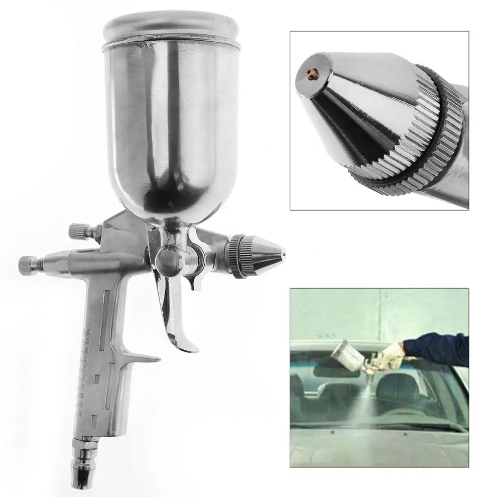 Mini K-3 Pneumatic Paint Spray Gun with 0.5mm Diameter Nozzle for Leather / Wall Painting gravity feed air spray gun hvlp sprayer paint gun with 600ml cup 1 4mm 1 7mm 2 0mm nozzle for painting car furniture wall