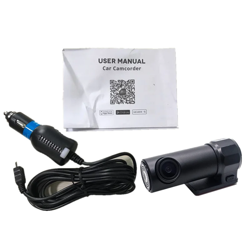 Мини HD 1080P Wifi Автомобильный видеорегистратор вращающаяся линза цифровая