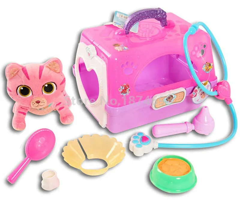 Новинка Doctors Dottie Pet Vet On The Go Carrier шепот кошка плюш и фигурка набор аксессуаров