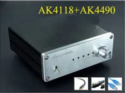Закончил усилитель ak4490 + ak4118 + XMOS USB ЦАП Декодер Поддержка коаксиальный оптическая USB 192 К 24bit выходной усилитель