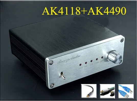 Готовый усилитель AK4490 + AK4118 XMOS USB DAC декодер с поддержкой коаксиального