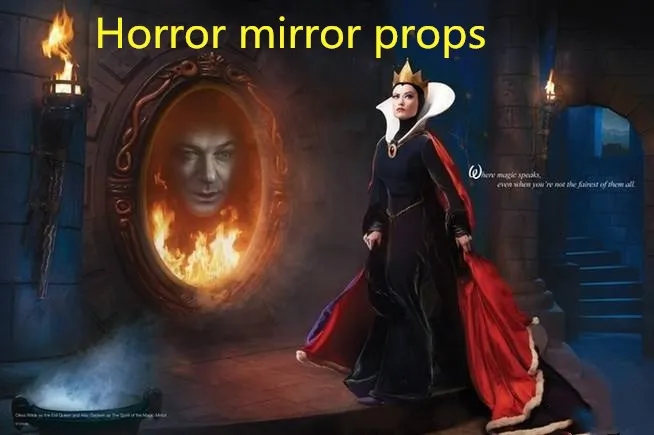 Takagism-adventure-game-real-life-human-escape-room-escape-prop-Horror-theme-Inductive-horror-mirror