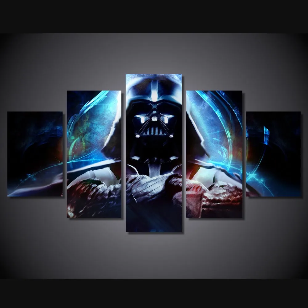 HD Printed Star Wars 5 piece picture painting wall art Canvas Print