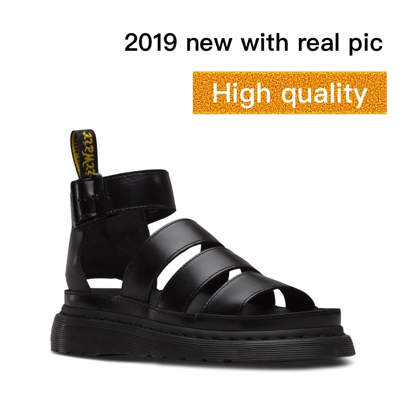 

OLPAY dr womens sandals martens sandalias mujer 2019 platform high super summer shoes open toe heels flat sandals