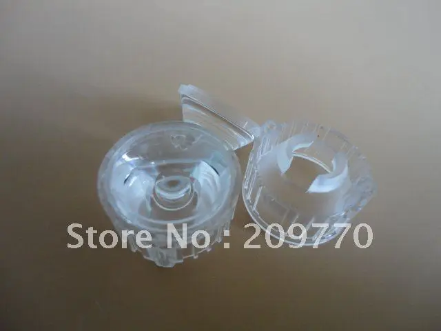 

Wholesale- LED lens 20MM 45degrees optical lens Contain bracket 1W 3W Reflector Collimator