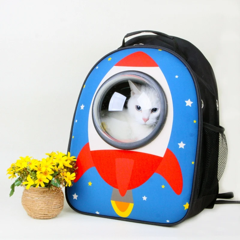 Rocket Blue Carrying Cats Toy Puppies Dogs Animals Backpacks Luxury