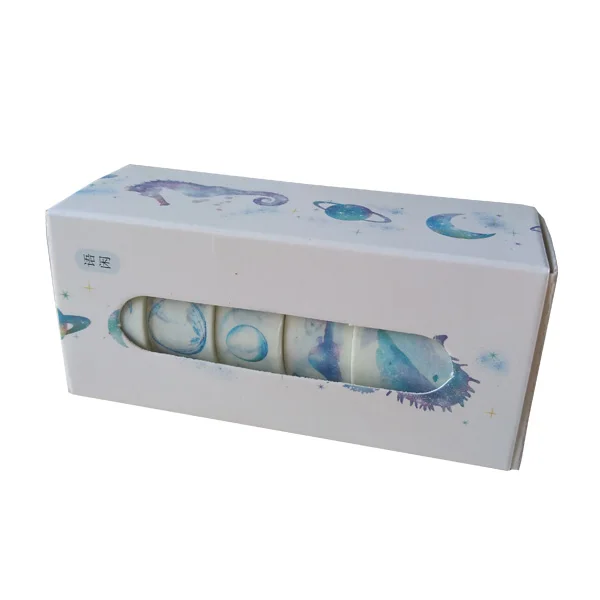 5 шт./кор. с цветочным принтом сезона в штучной упаковке лента washi DIY декоративная лента Скрапбукинг планировщик этикетка для маскирующей ленты стикер канцелярские принадлежности - Цвет: A6