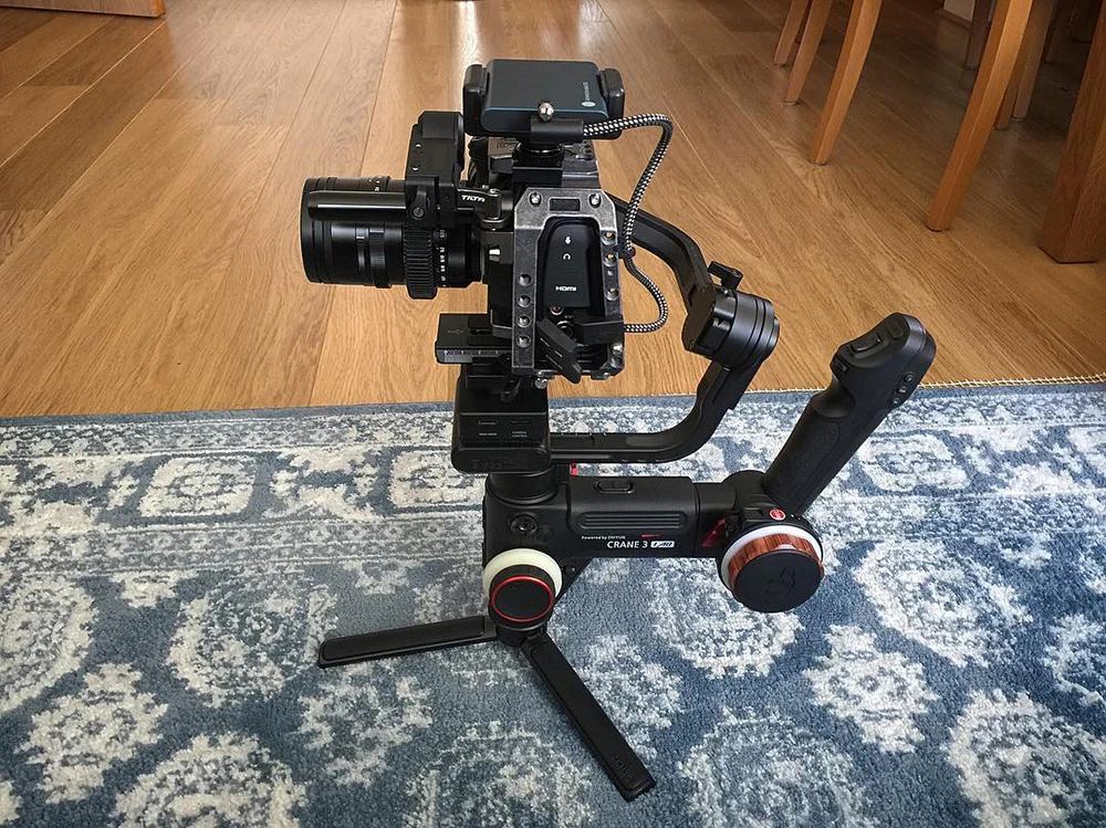 ZHIYUN официальный Crane 3 LAB 3-осевой ручной карданный беспроводной 1080P FHD стабилизатор для камеры передачи изображения для DSLR VS Crane 2