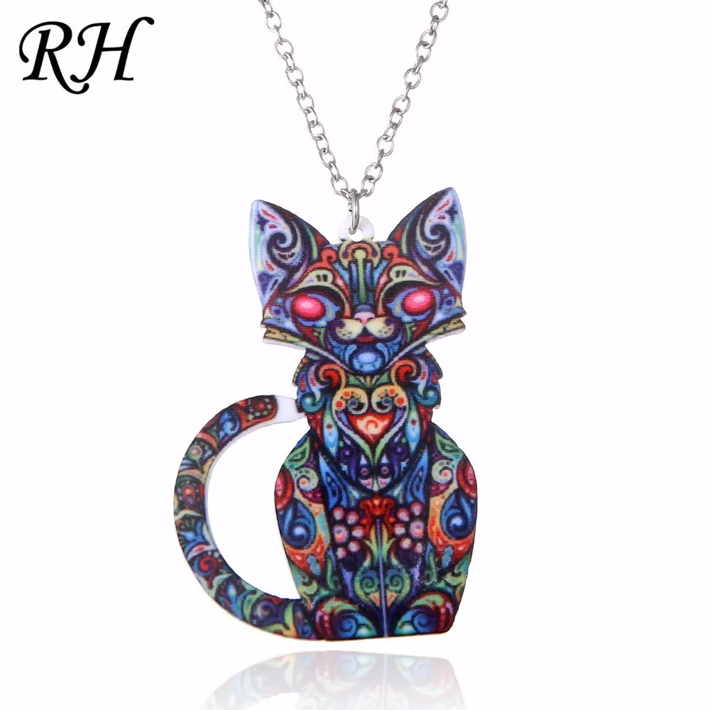 Acrylic Animal Necklace Pet Cat Dragon Pig Bird Wolf Horse Fish Dog Necklace Women Bohemia Jewelry Pendant Ethnic Long Necklace Acrylic Animal Necklace Pet Cat Dragon Pig Bird Wolf Horse Fish Dog Necklace Women Bohemia Jewelry Pendant Ethnic Long Necklace