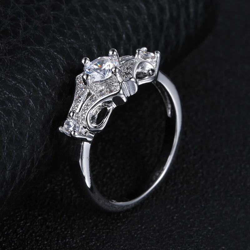 CC Ювелирные изделия Красивые Свадебные обручальные кольца для женщин кольца Anillos цветок Роскошные ювелирные изделия Bijoux винтажные аксессуары CC025