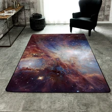 3D печатные большие ковры Galaxy Space мягкий коврик фланелевые Нескользящие ковры и маленькие коврики для гостиной спальня, зал коврики