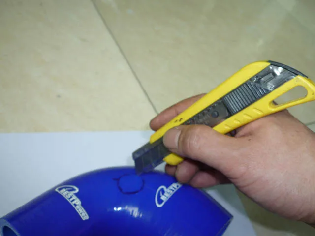 Мягкое крепление для вакуумного шланга из силиконовой резины алюминиевый фитинг