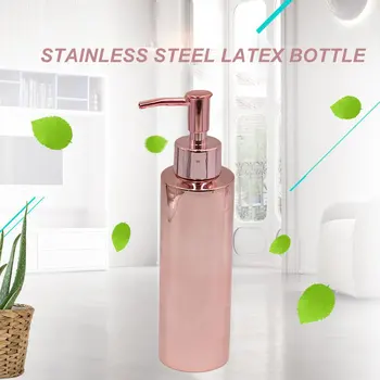 

Sh135 Pink Gold Soap Liquid Bottle Stainless Steel 304 Lotion Bottle Hand Soap Liquid Soap Bottle Manual Soap