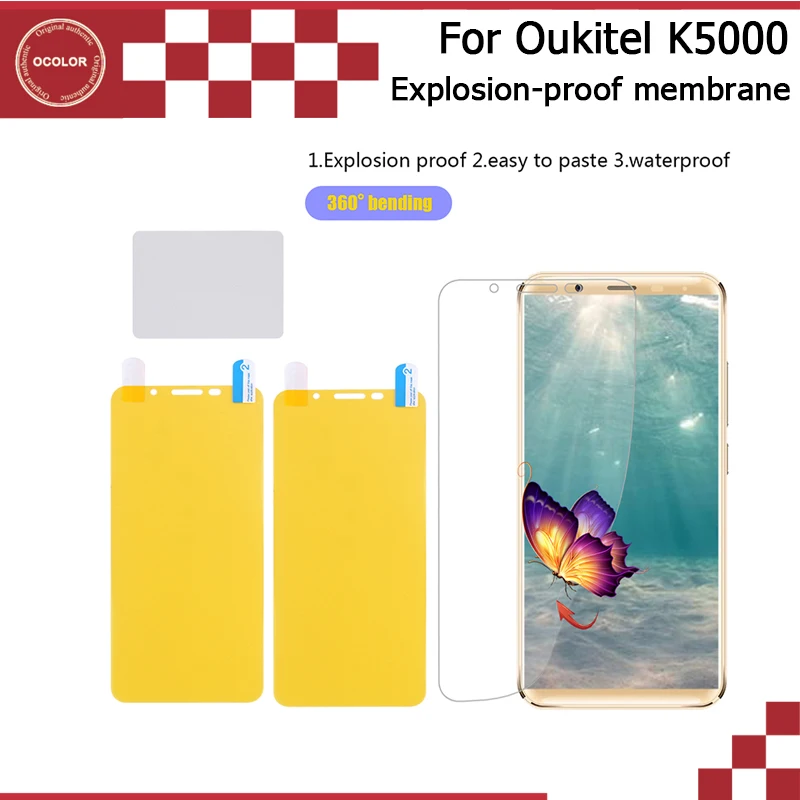 Ocolor 2 шт для Oukitel K5000 не стеклянная Взрывозащищенная защитная пленка ультра-тонкая
