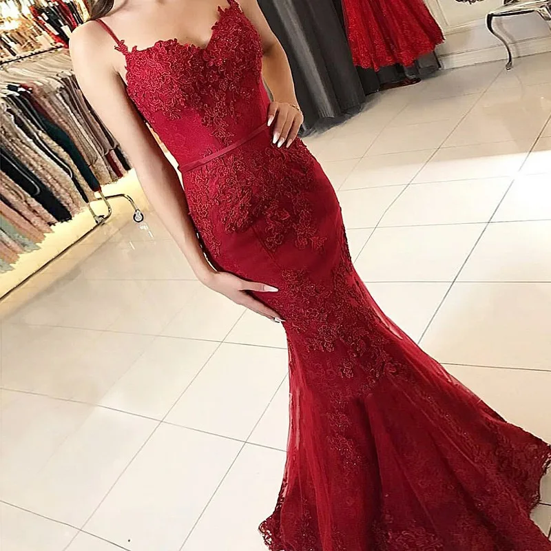 Robe de Soiree 2020 платье на бретельках с открытой спиной для торжеств торжественное