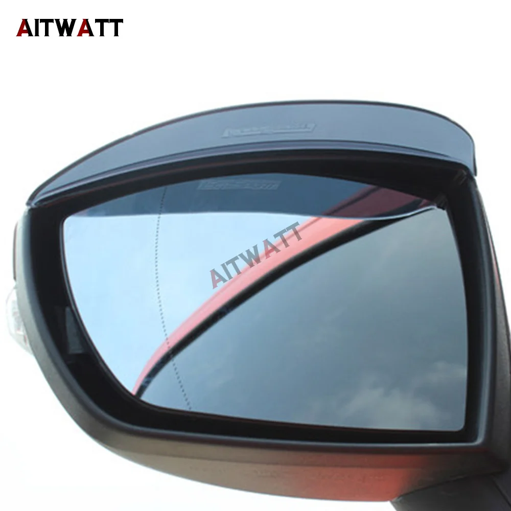 

AITWATT For Ford EcoSport 2013-2016 ABS Plastic Rain Shade Awnings Side Door Rearview Mirror Sun Visor Protector Covers 2Pcs