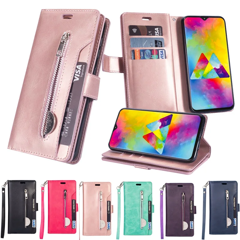 

For Funda Huawei Y7 2019 Case Flip Phone Cover For Coque Huawei Y6 2019 Case Leather Luxury 9 Card Holder Wallet Bag